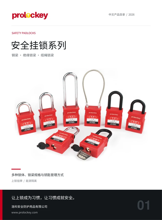 PROLOCKEY 安全挂锁系列中文目录封面