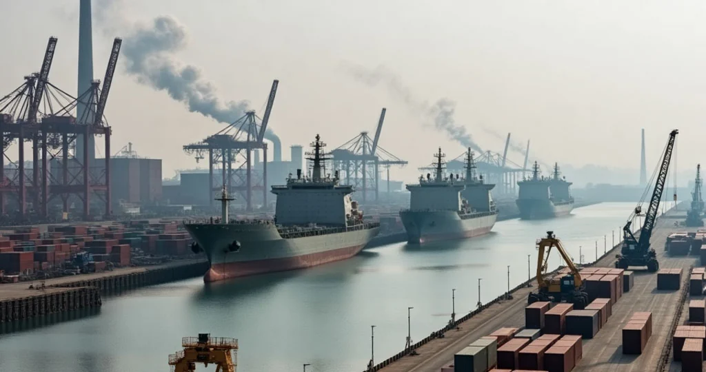 船舶与港口相关工业设施场景