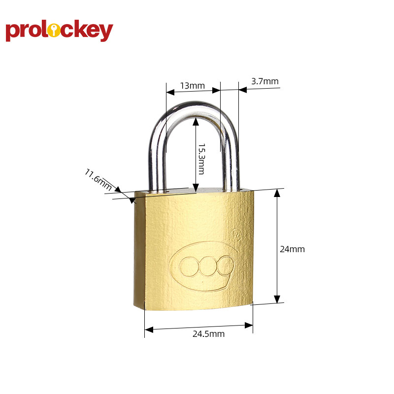 PROLOCKEY 仿铜挂锁 尺寸图