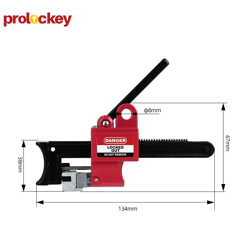 PROLOCKEY UBVL01 尺寸标注图