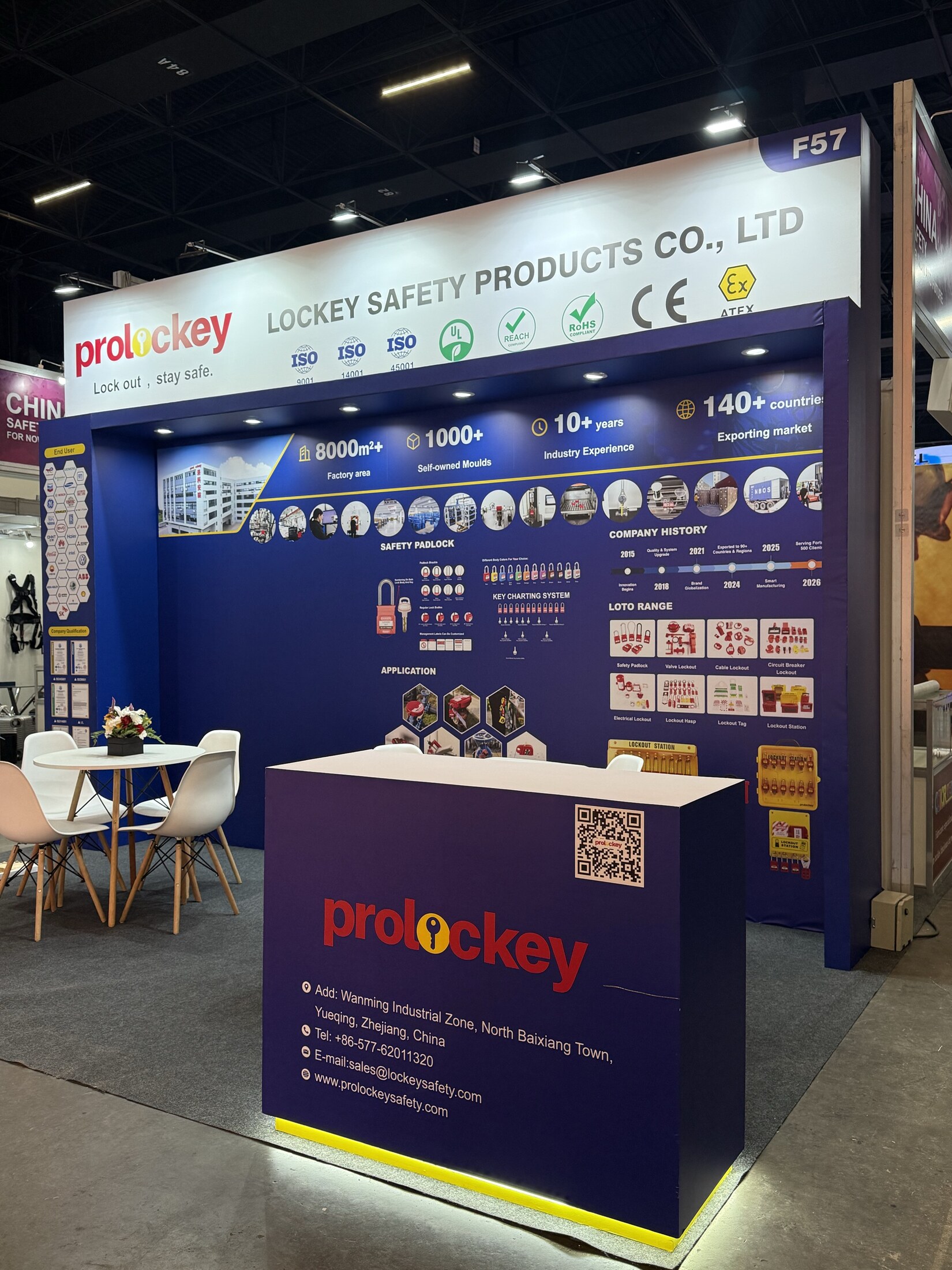 2026 巴西 FISP PROLOCKEY F57 展台与接待台