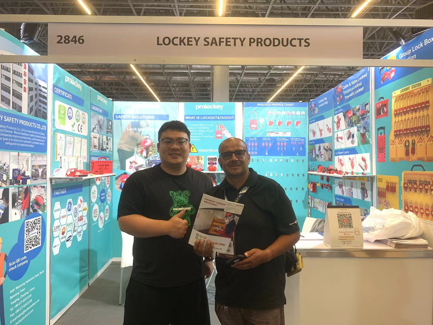 墨西哥资料中标识为 2846 的 PROLOCKEY 展位与来访记录