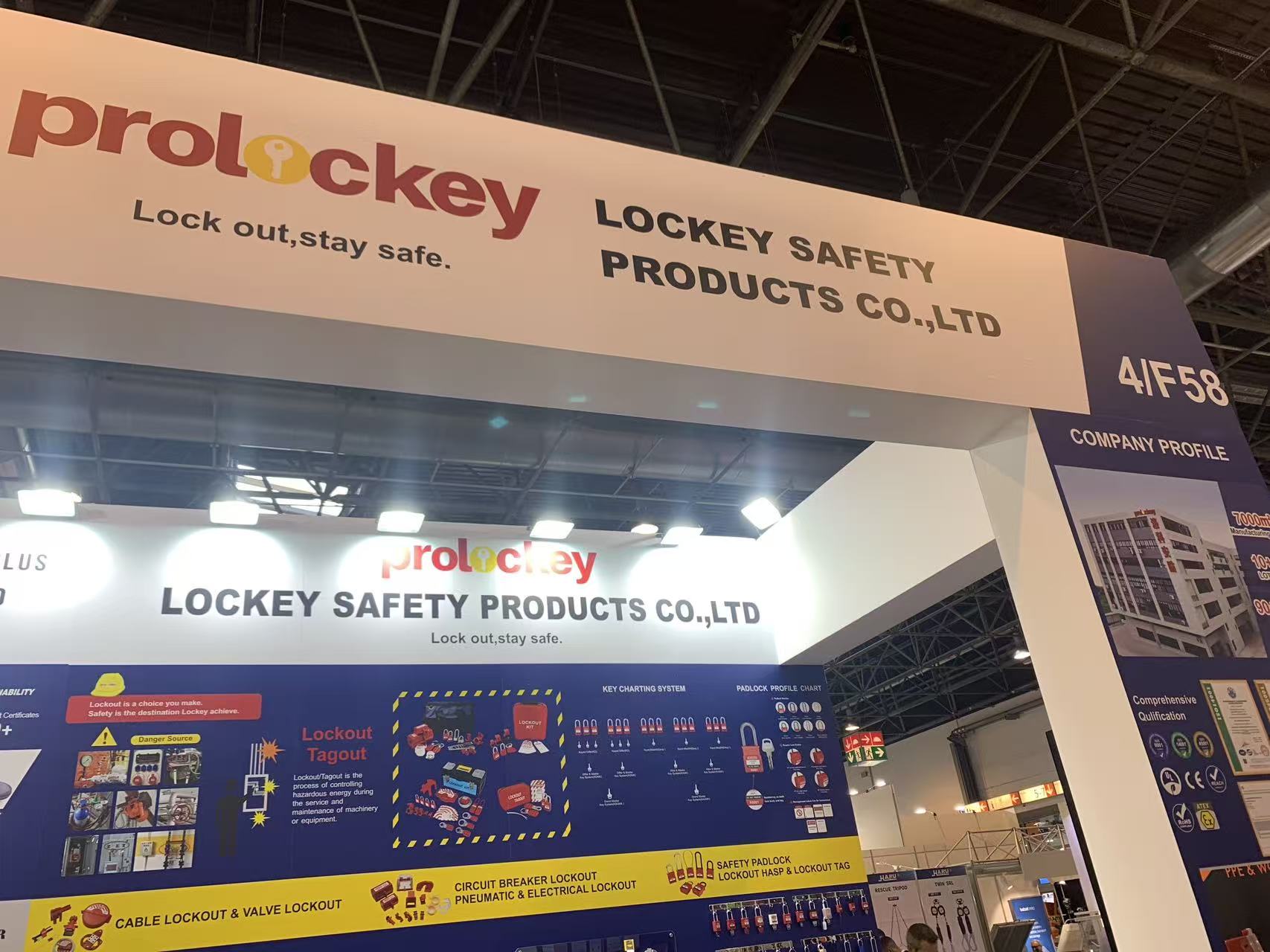 2025 德国 A+A PROLOCKEY 4F58 展位标识与展示墙